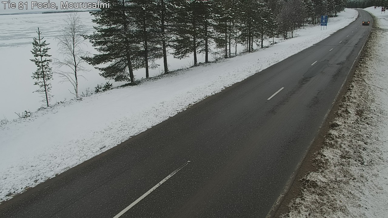 Kelikamerat Kuva Tie 81 Posio, Mourusalmi, Posio, Lappi