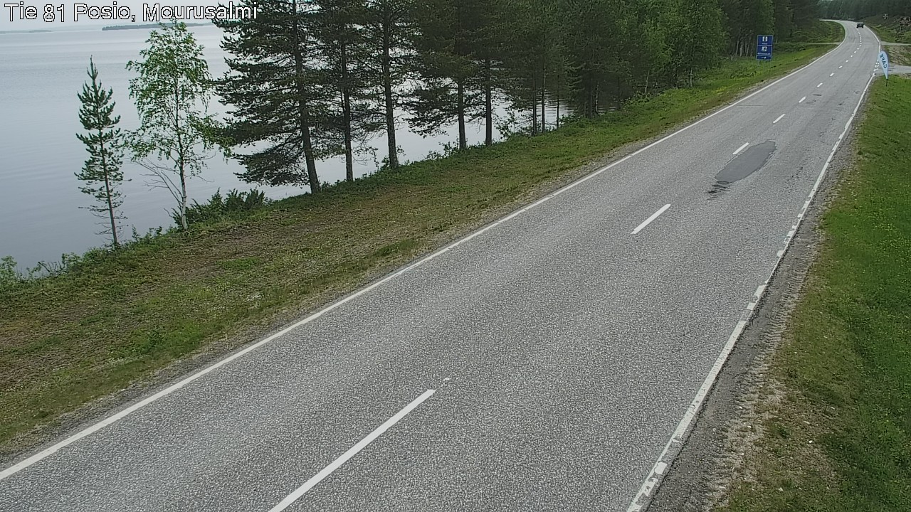 Kelikamerat Kuva Tie 81 Posio, Mourusalmi, Posio, Lappi
