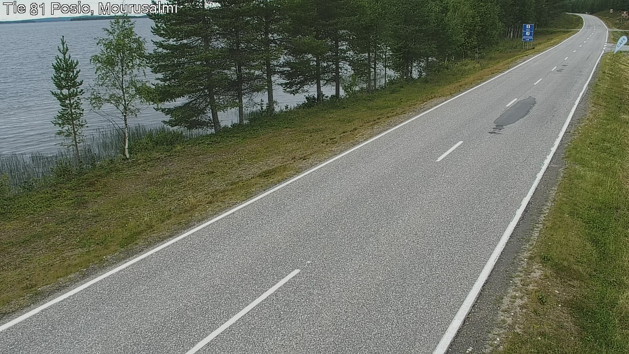 Weather Camera Image Väg 81 Posio, Mourusalmi, Posio, Lappi