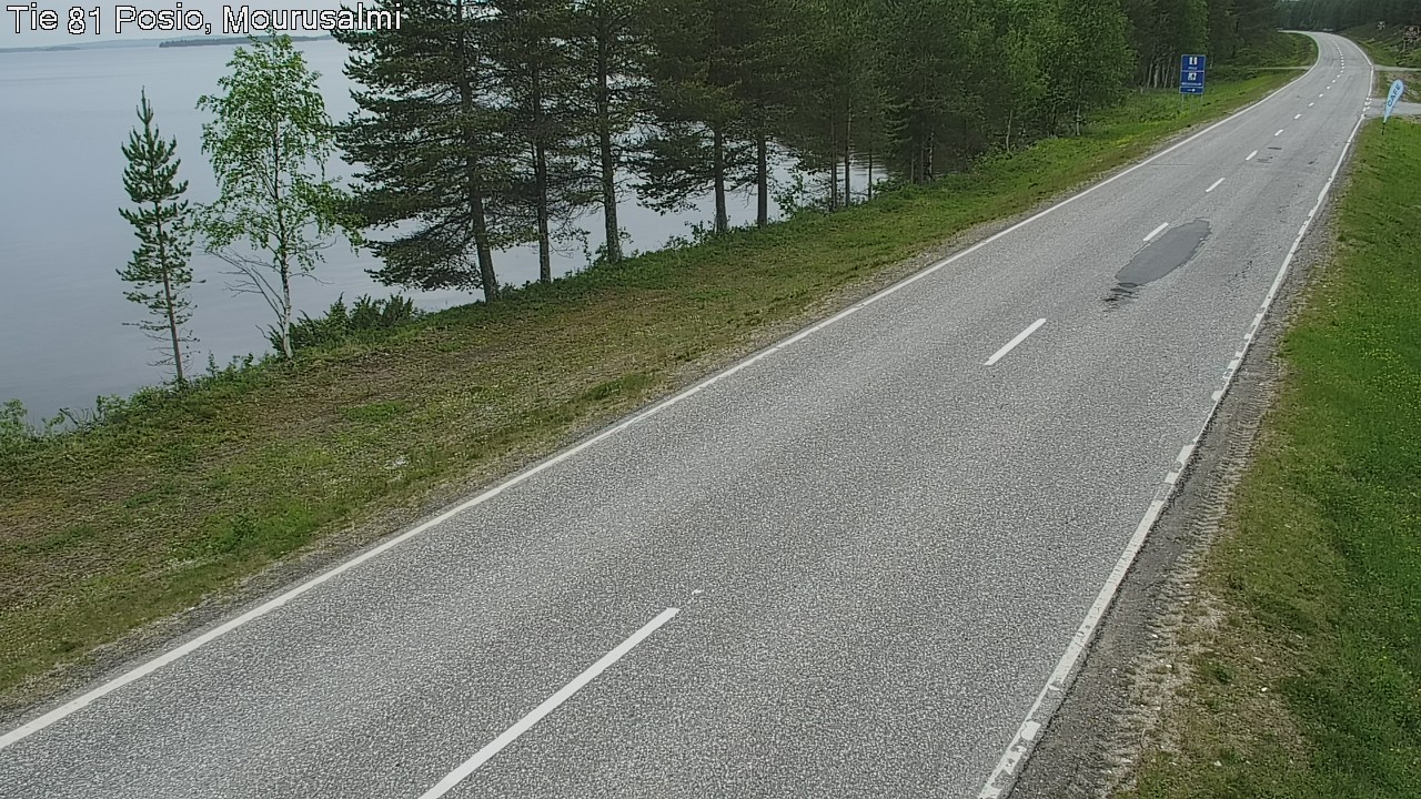Kelikamerat Kuva Tie 81 Posio, Mourusalmi, Posio, Lappi