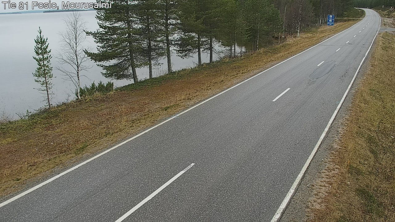 Kelikamerat Kuva Tie 81 Posio, Mourusalmi, Posio, Lappi