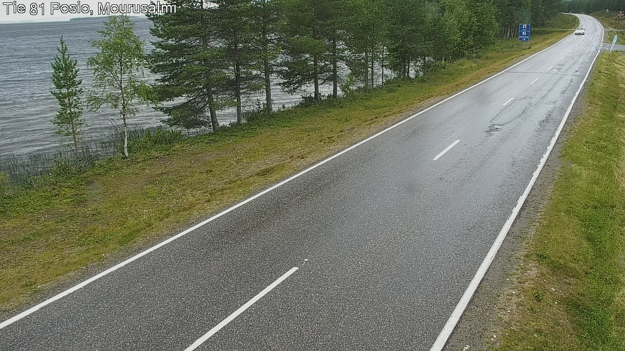 Kelikamerat Kuva Tie 81 Posio, Mourusalmi, Posio, Lappi
