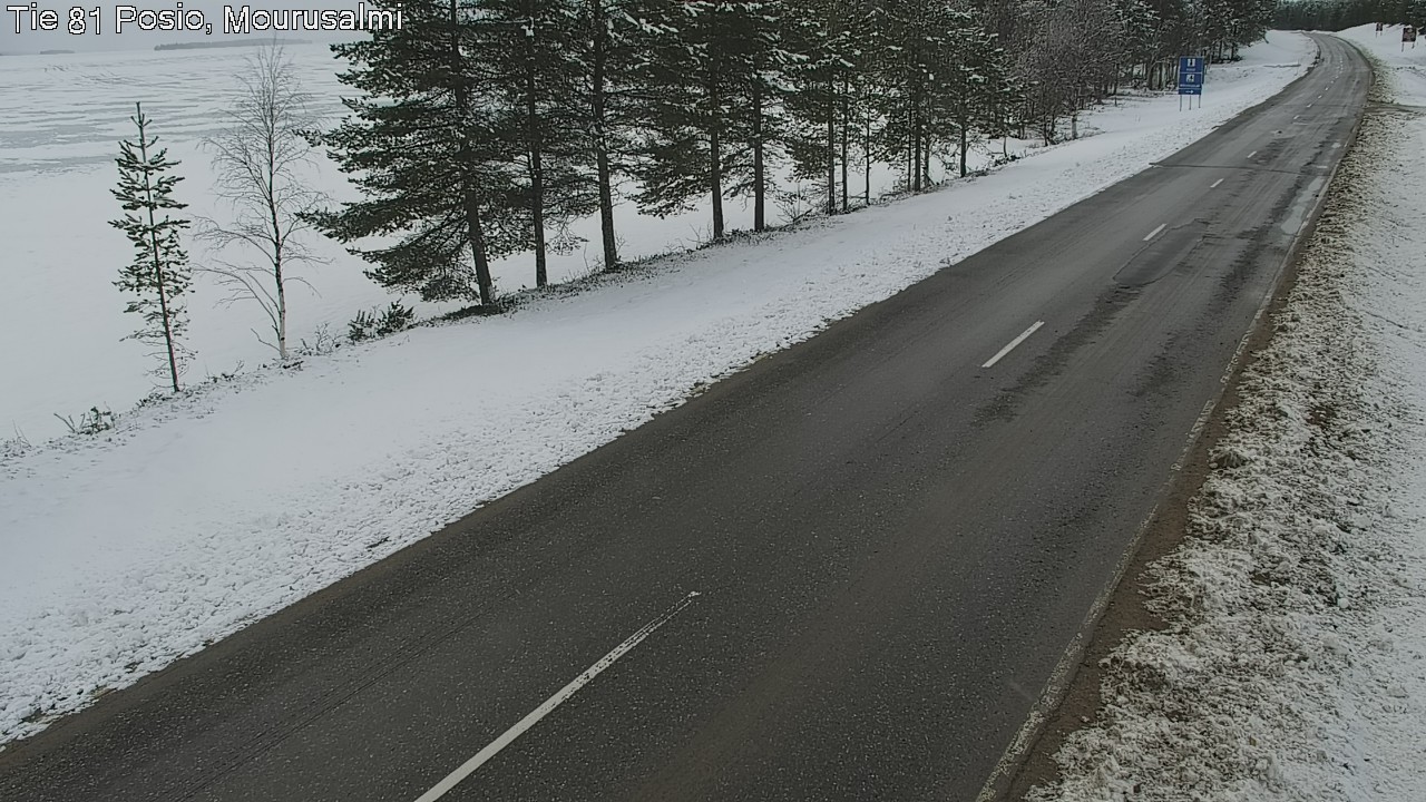 Kelikamerat Kuva Tie 81 Posio, Mourusalmi, Posio, Lappi