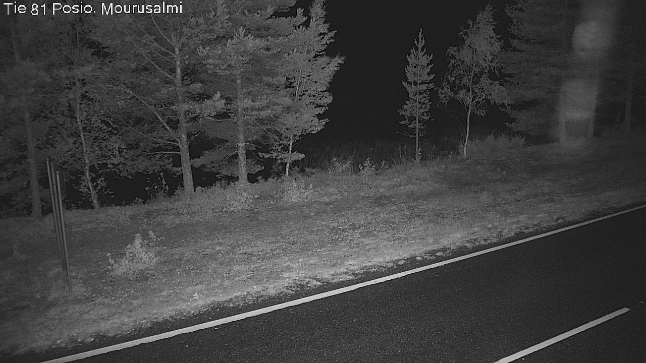 Kelikamerat Kuva Tie 81 Posio, Mourusalmi, Posio, Lappi