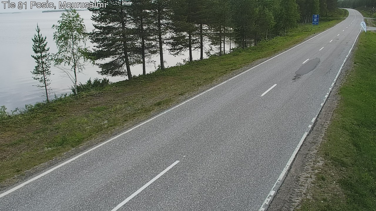 Kelikamerat Kuva Tie 81 Posio, Mourusalmi, Posio, Lappi