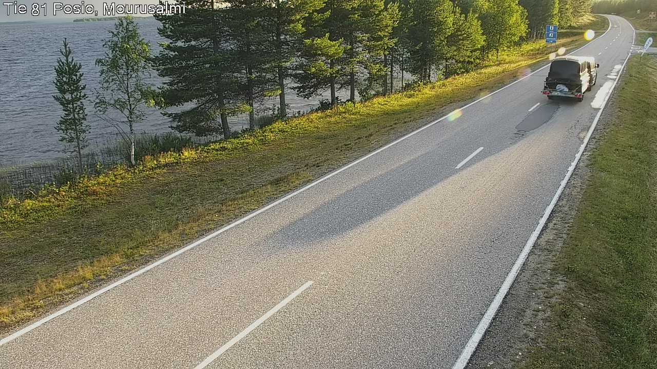 Kelikamerat Kuva Tie 81 Posio, Mourusalmi, Posio, Lappi