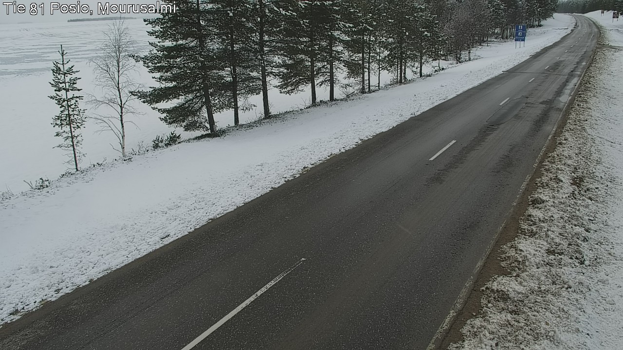 Kelikamerat Kuva Tie 81 Posio, Mourusalmi, Posio, Lappi