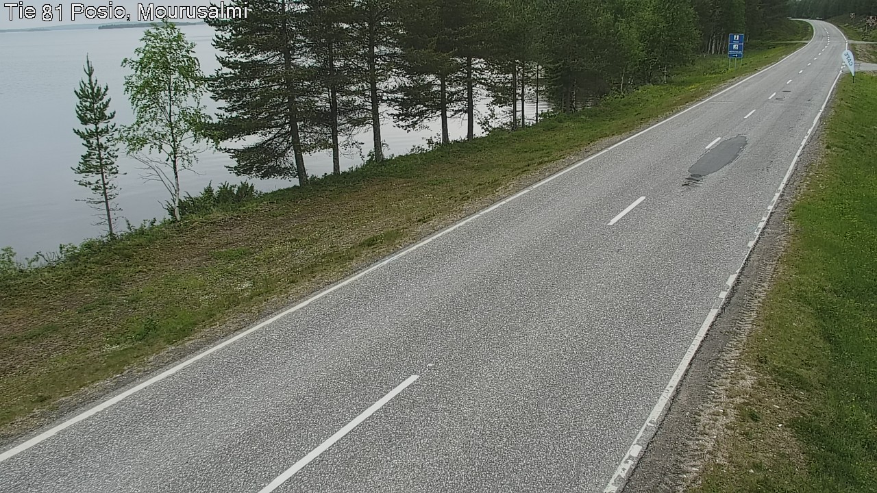 Kelikamerat Kuva Tie 81 Posio, Mourusalmi, Posio, Lappi