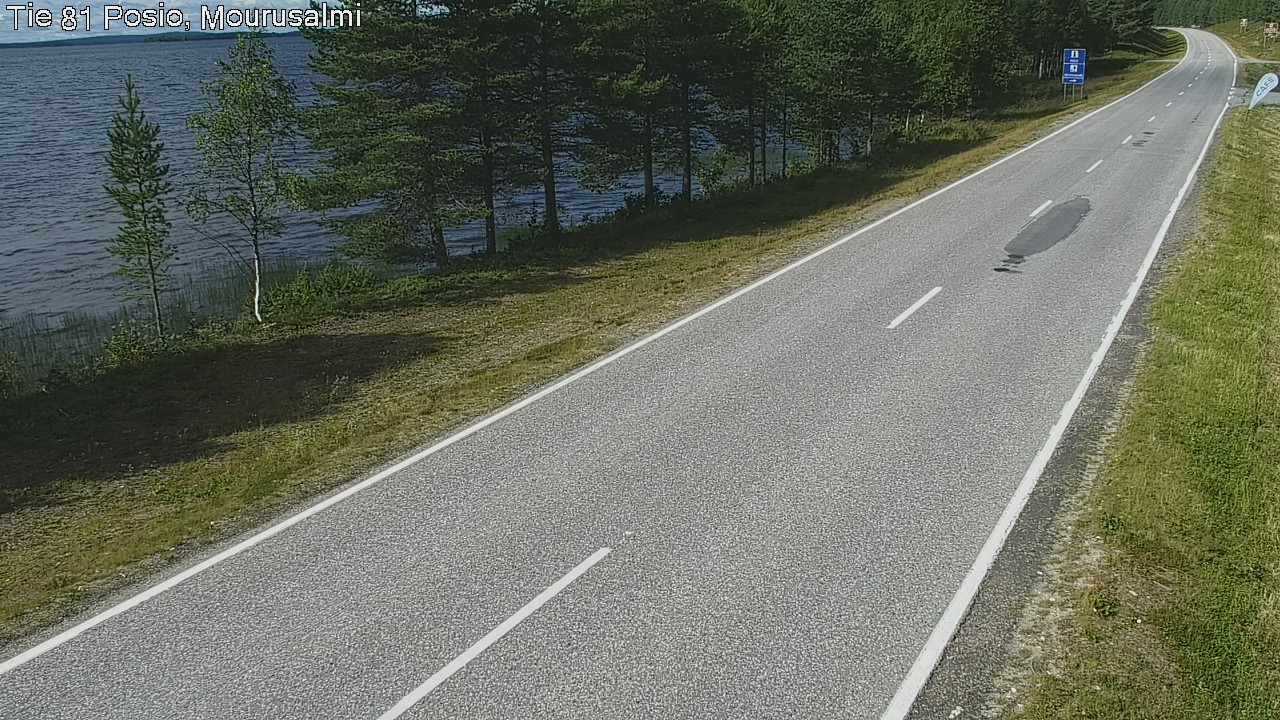 Weather Camera Image Väg 81 Posio, Mourusalmi, Posio, Lappi