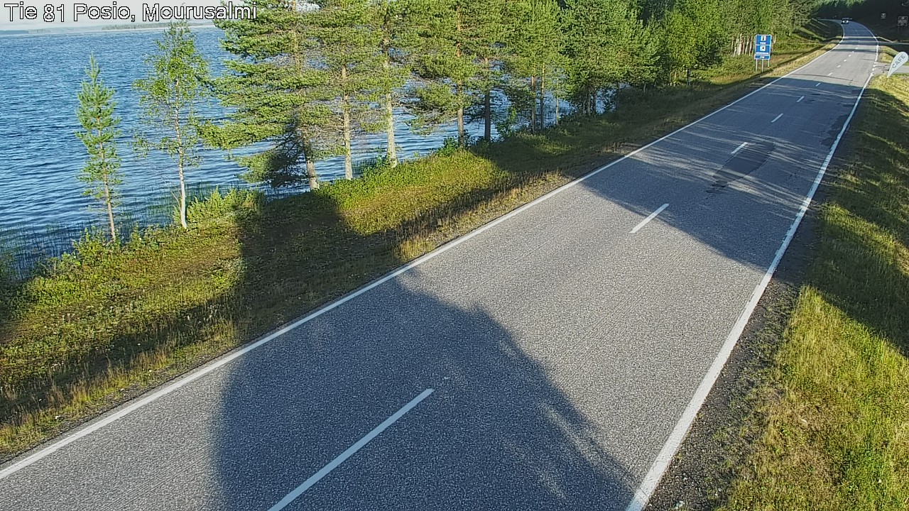 Weather Camera Image Väg 81 Posio, Mourusalmi, Posio, Lappi