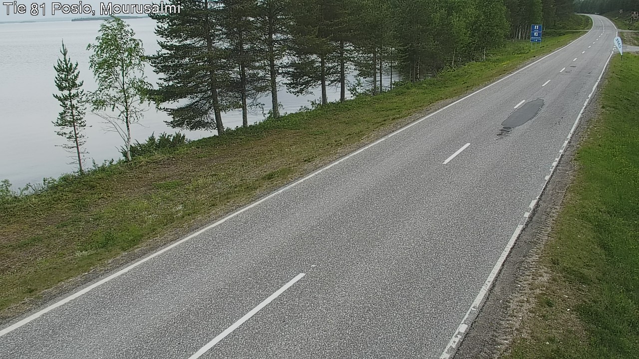 Kelikamerat Kuva Tie 81 Posio, Mourusalmi, Posio, Lappi