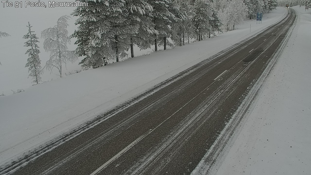 Kelikamerat Kuva Tie 81 Posio, Mourusalmi, Posio, Lappi