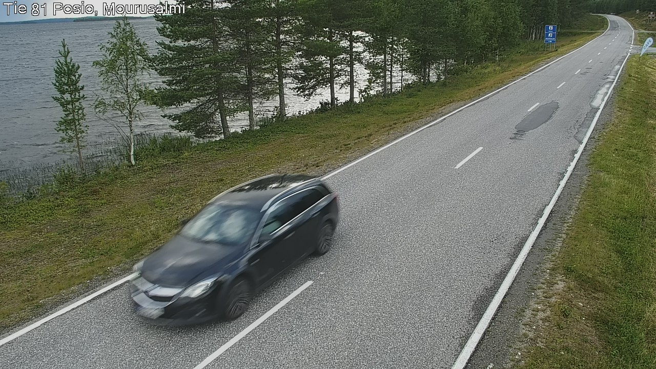 Kelikamerat Kuva Tie 81 Posio, Mourusalmi, Posio, Lappi
