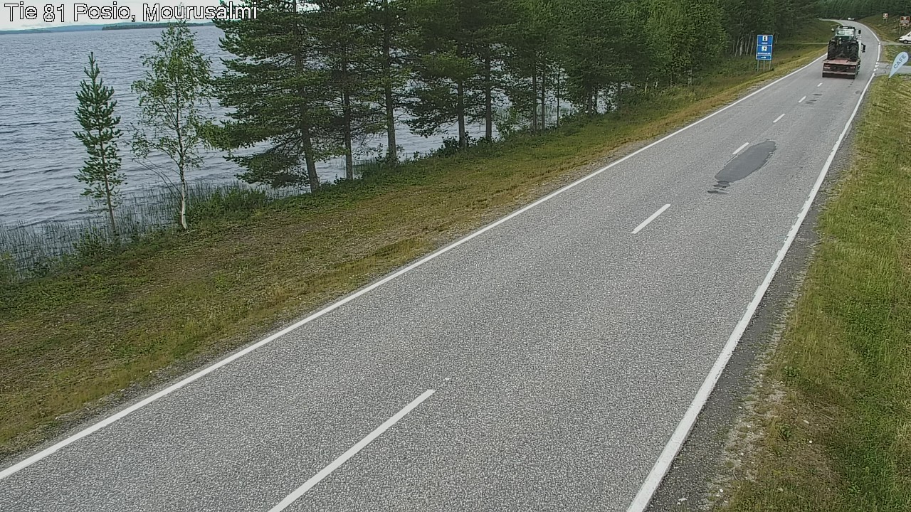 Weather Camera Image Väg 81 Posio, Mourusalmi, Posio, Lappi