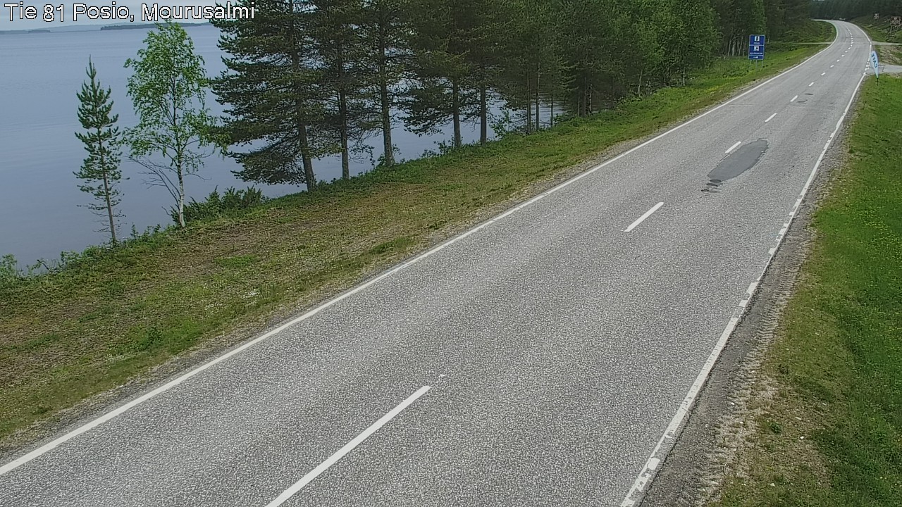 Kelikamerat Kuva Tie 81 Posio, Mourusalmi, Posio, Lappi