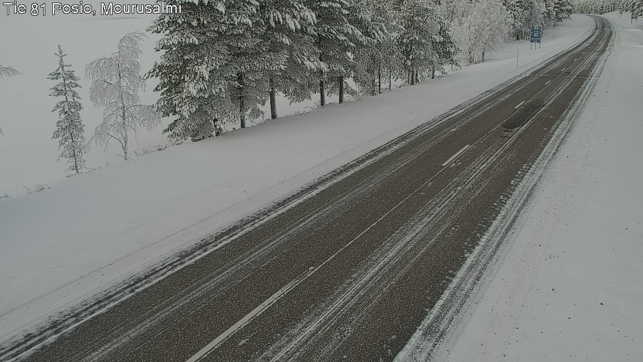 Kelikamerat Kuva Tie 81 Posio, Mourusalmi, Posio, Lappi