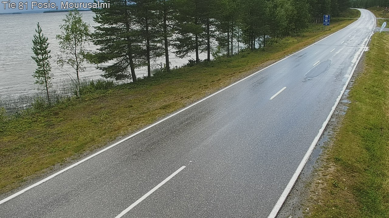 Kelikamerat Kuva Tie 81 Posio, Mourusalmi, Posio, Lappi