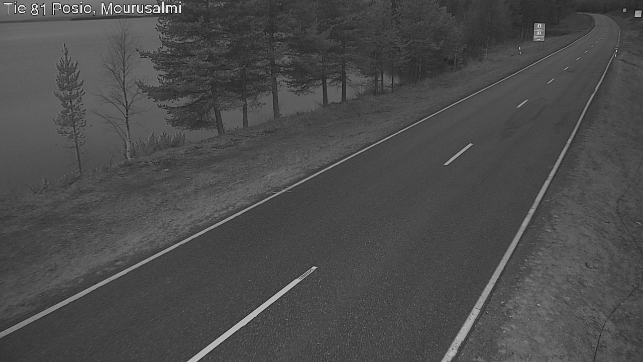 Kelikamerat Kuva Tie 81 Posio, Mourusalmi, Posio, Lappi