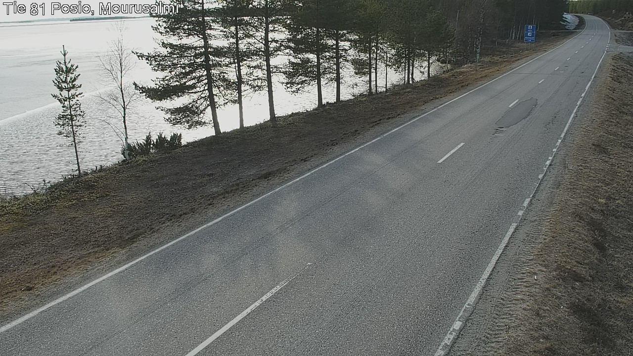 Weather Camera Image Väg 81 Posio, Mourusalmi, Posio, Lappi