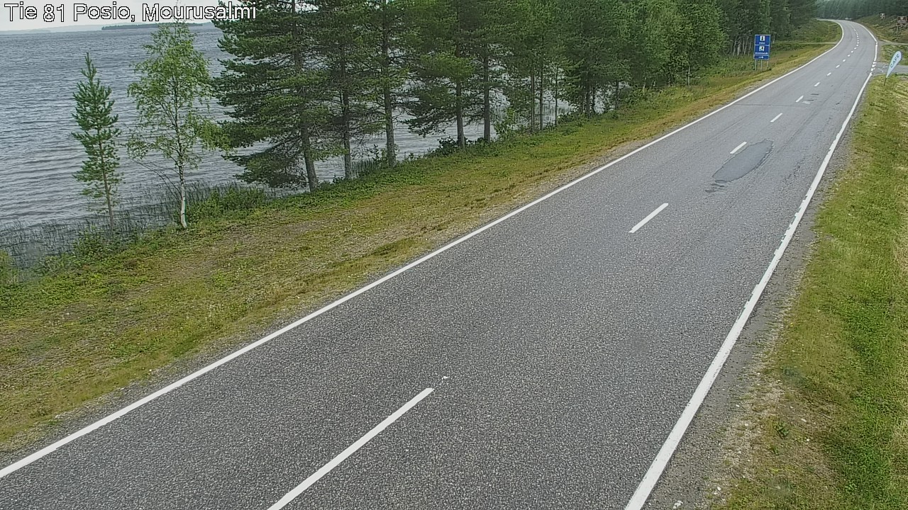 Kelikamerat Kuva Tie 81 Posio, Mourusalmi, Posio, Lappi
