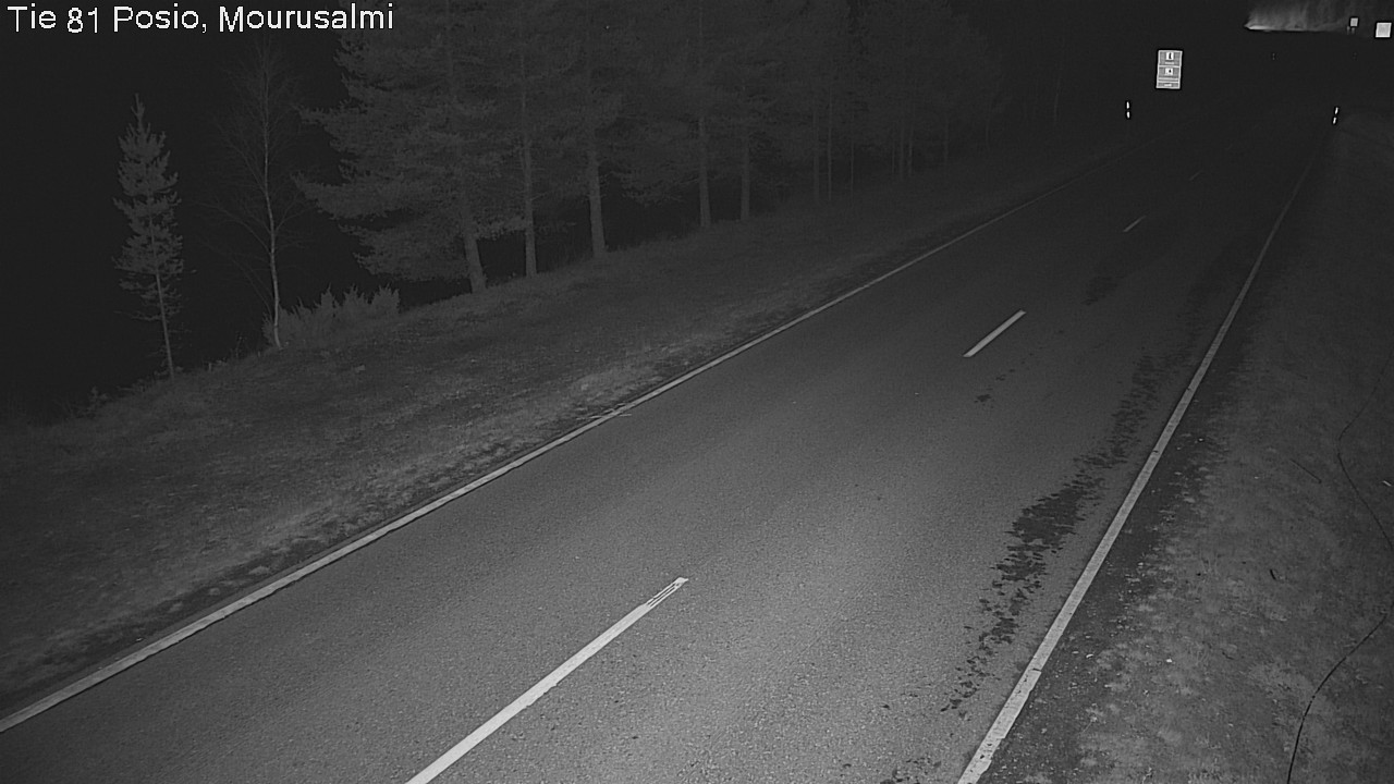 Kelikamerat Kuva Tie 81 Posio, Mourusalmi, Posio, Lappi