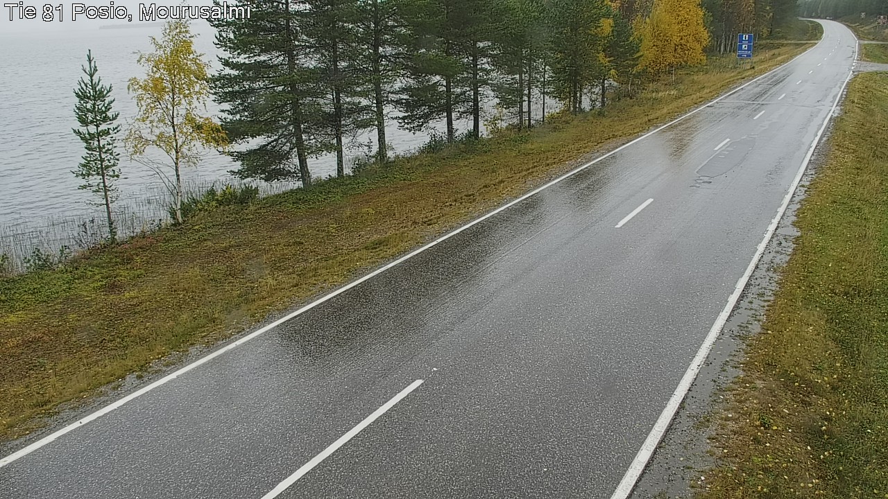 Weather Camera Image Väg 81 Posio, Mourusalmi, Posio, Lappi
