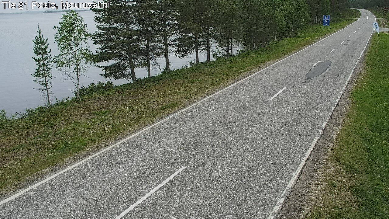 Kelikamerat Kuva Tie 81 Posio, Mourusalmi, Posio, Lappi