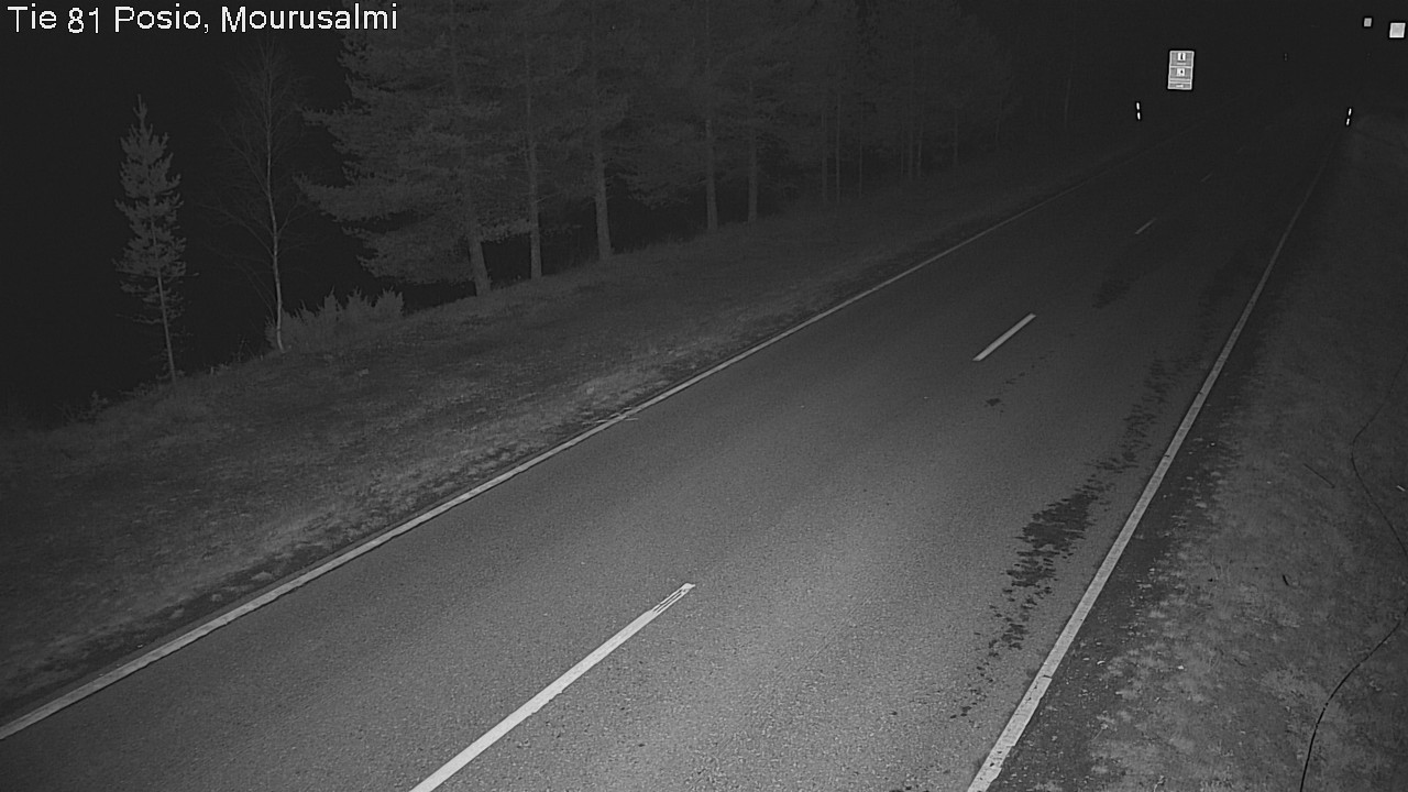 Kelikamerat Kuva Tie 81 Posio, Mourusalmi, Posio, Lappi