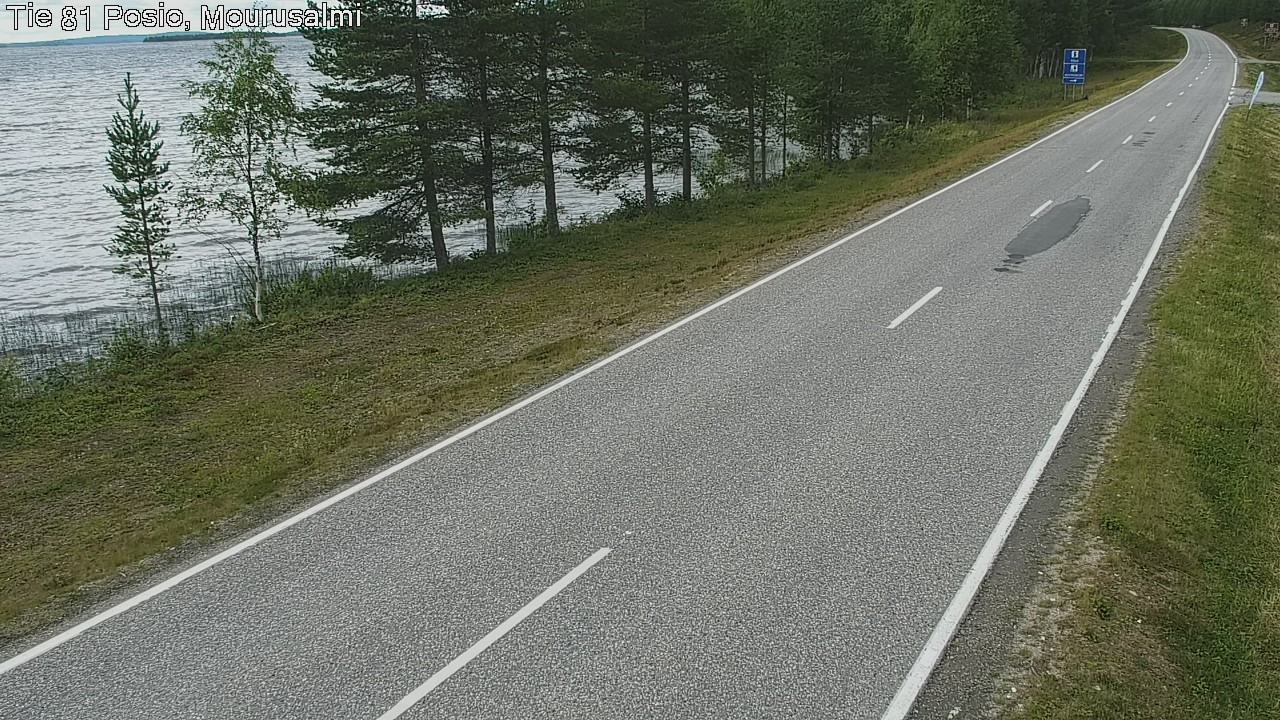 Kelikamerat Kuva Tie 81 Posio, Mourusalmi, Posio, Lappi