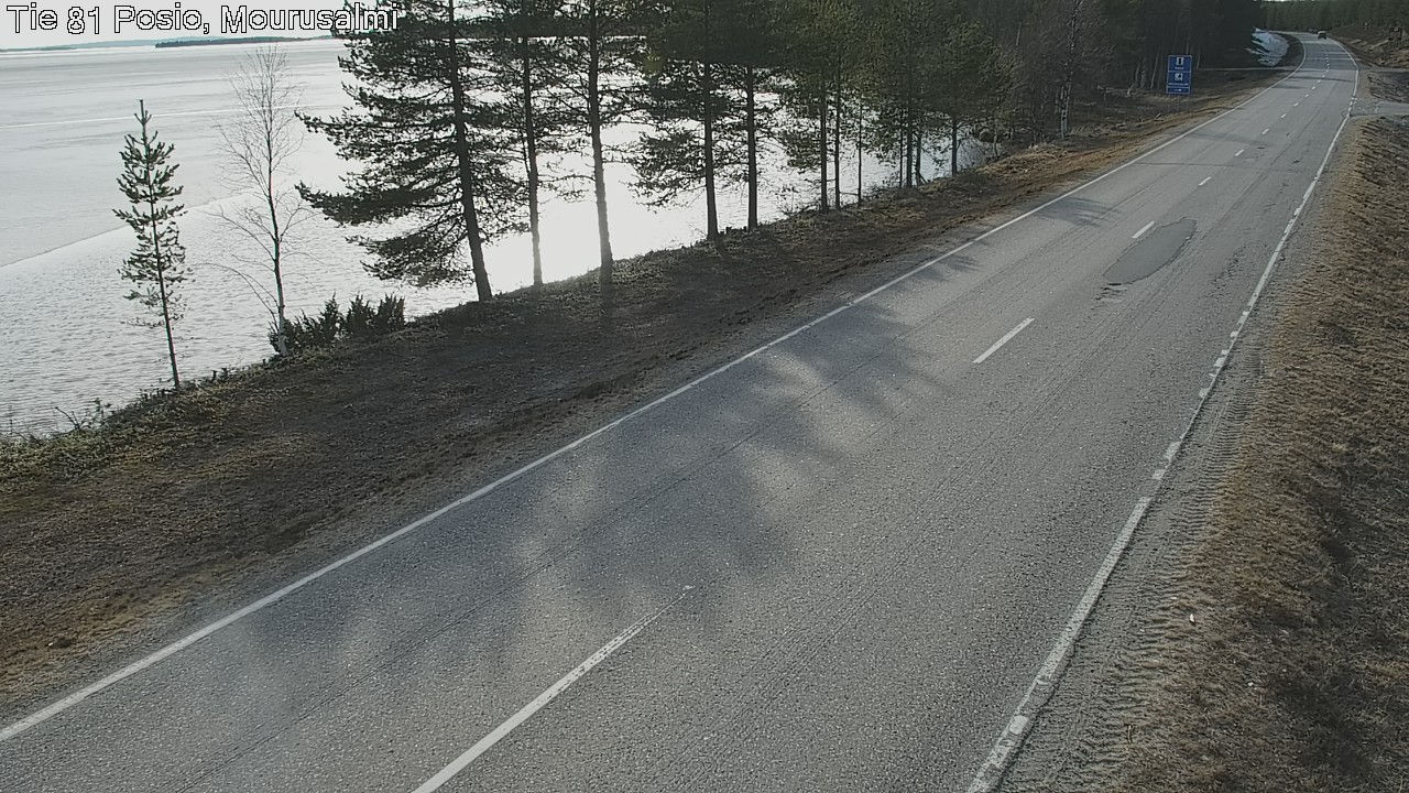Weather Camera Image Väg 81 Posio, Mourusalmi, Posio, Lappi