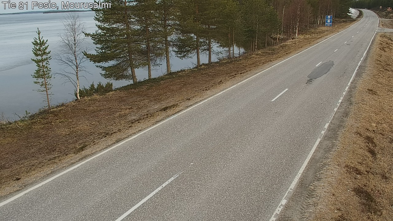 Weather Camera Image Väg 81 Posio, Mourusalmi, Posio, Lappi