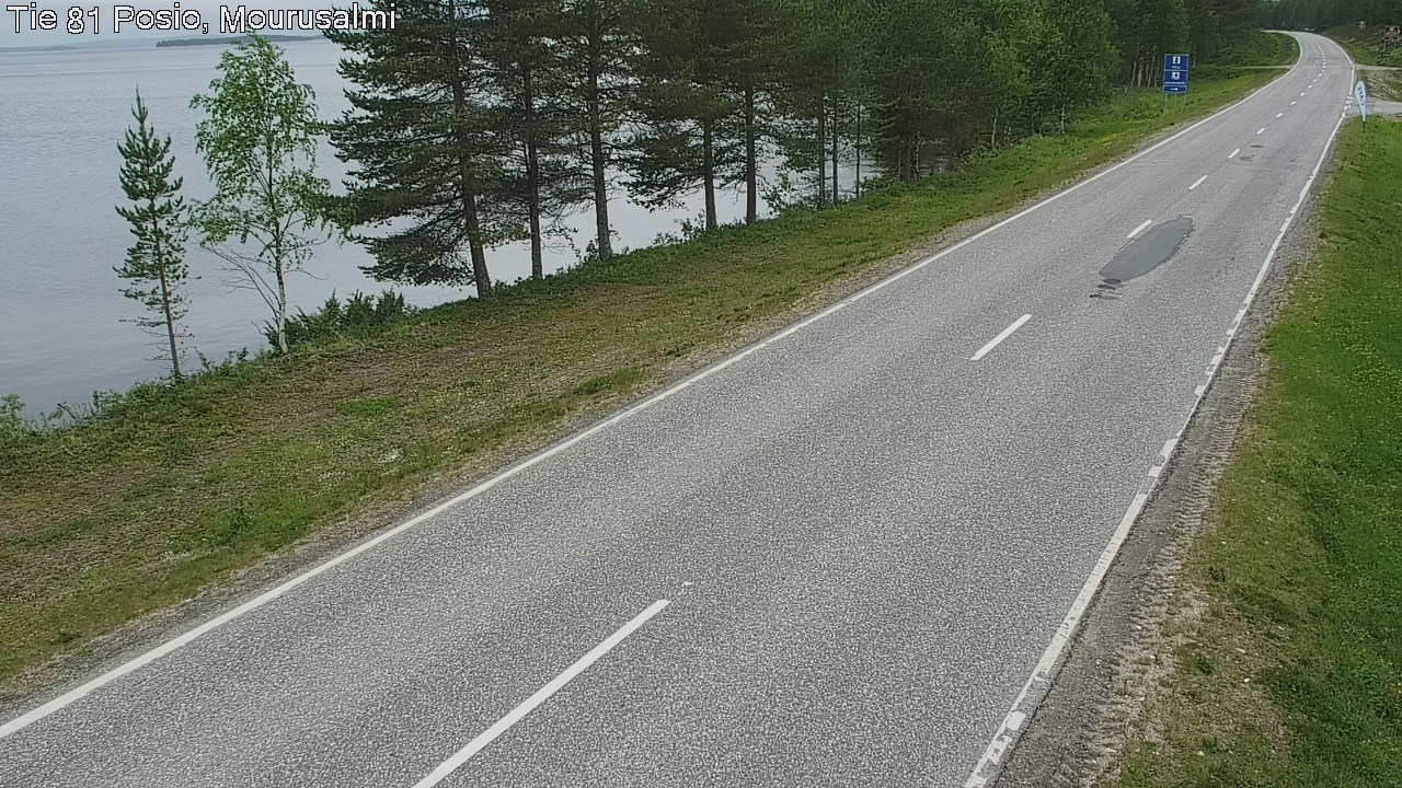 Weather Camera Image Väg 81 Posio, Mourusalmi, Posio, Lappi