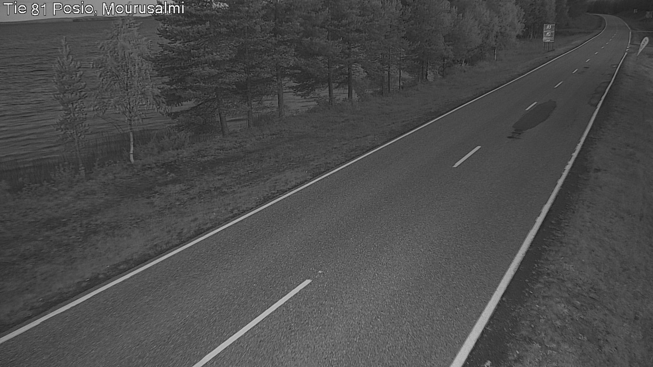 Kelikamerat Kuva Tie 81 Posio, Mourusalmi, Posio, Lappi