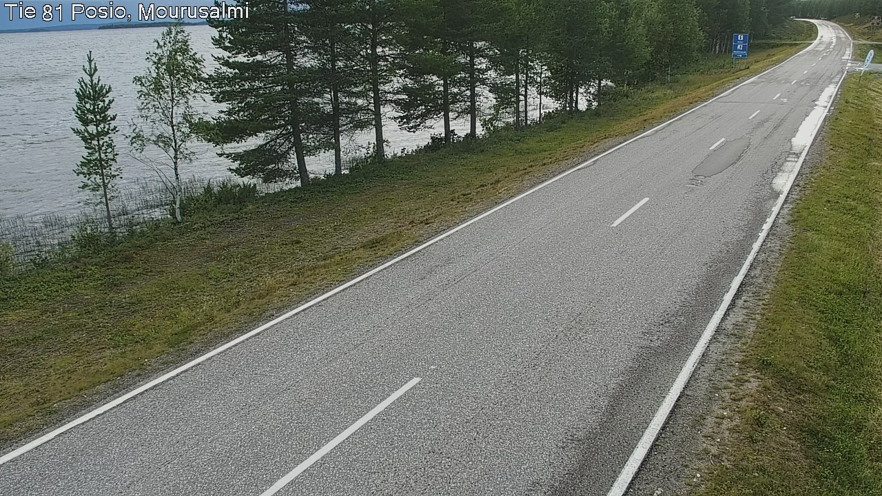 Kelikamerat Kuva Tie 81 Posio, Mourusalmi, Posio, Lappi