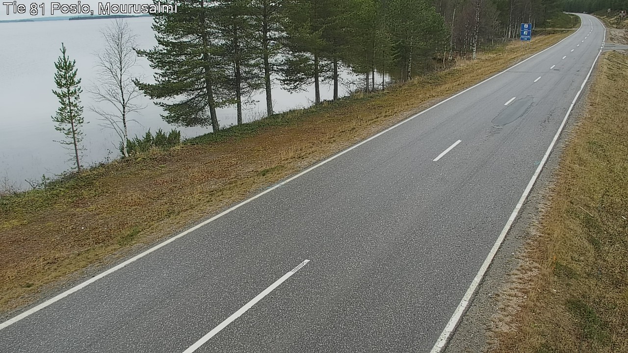 Kelikamerat Kuva Tie 81 Posio, Mourusalmi, Posio, Lappi