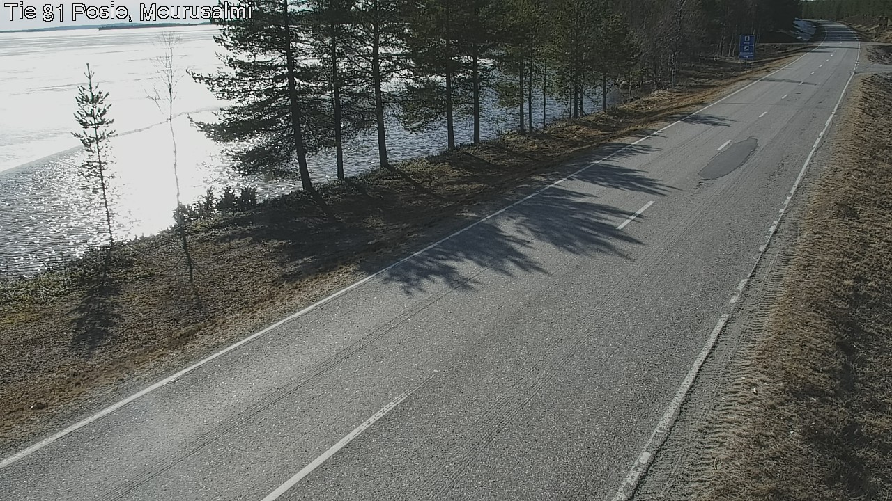 Weather Camera Image Väg 81 Posio, Mourusalmi, Posio, Lappi