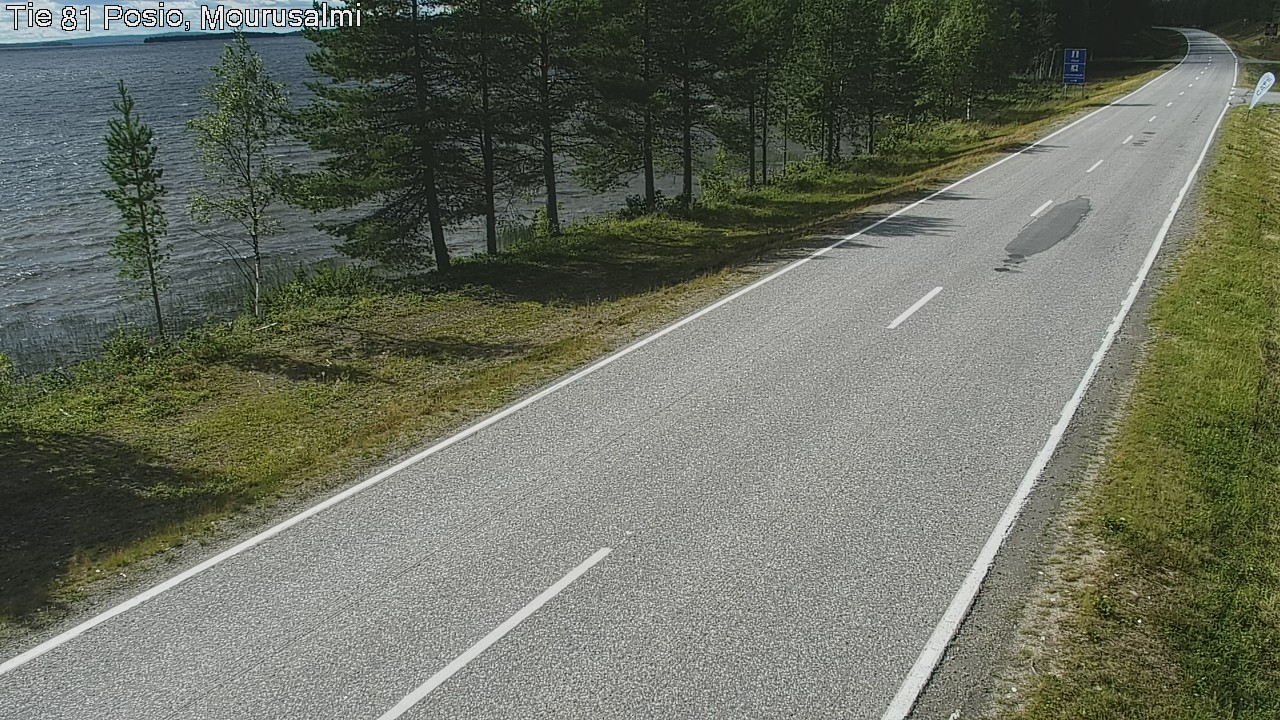 Kelikamerat Kuva Tie 81 Posio, Mourusalmi, Posio, Lappi