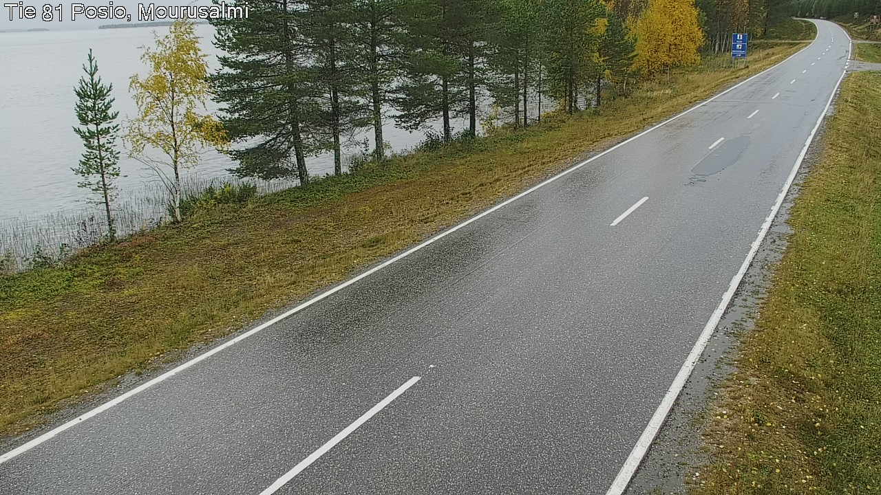 Weather Camera Image Väg 81 Posio, Mourusalmi, Posio, Lappi