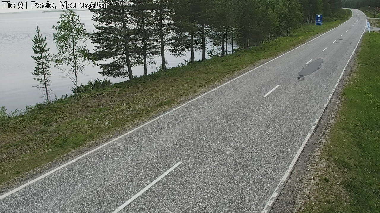 Kelikamerat Kuva Tie 81 Posio, Mourusalmi, Posio, Lappi