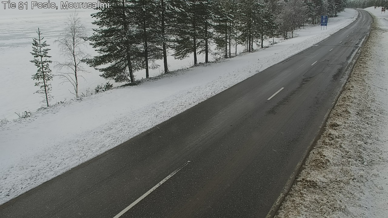 Kelikamerat Kuva Tie 81 Posio, Mourusalmi, Posio, Lappi