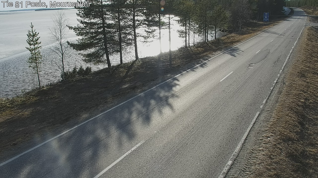 Weather Camera Image Väg 81 Posio, Mourusalmi, Posio, Lappi