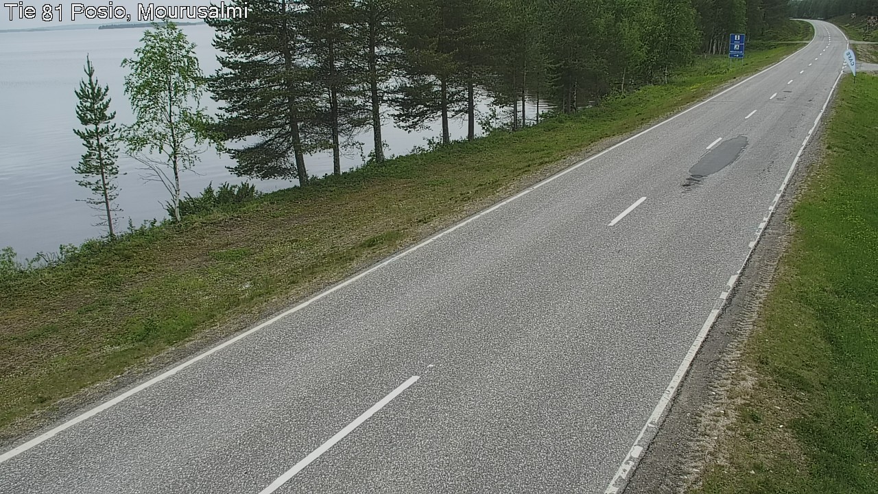 Kelikamerat Kuva Tie 81 Posio, Mourusalmi, Posio, Lappi