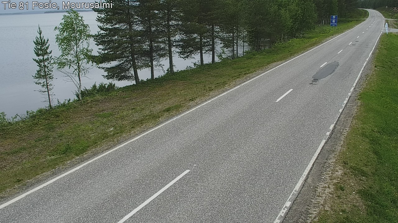 Weather Camera Image Väg 81 Posio, Mourusalmi, Posio, Lappi