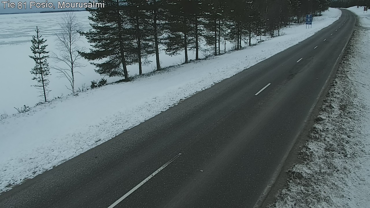 Kelikamerat Kuva Tie 81 Posio, Mourusalmi, Posio, Lappi