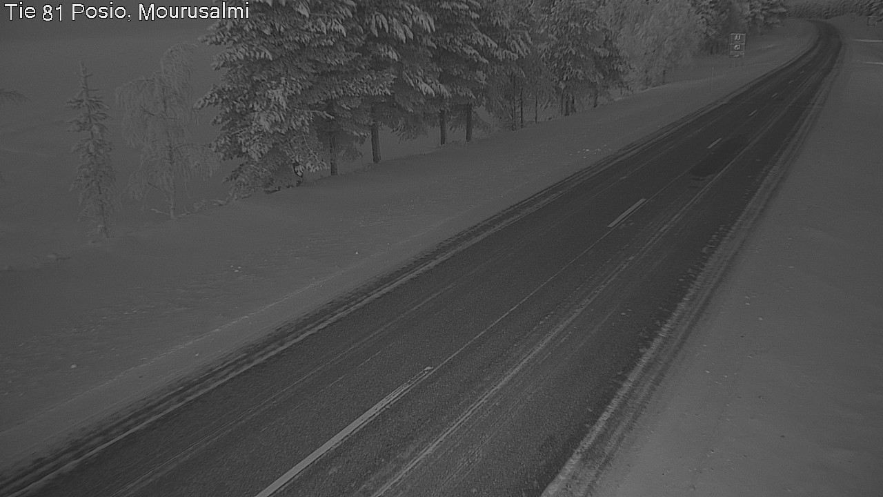 Kelikamerat Kuva Tie 81 Posio, Mourusalmi, Posio, Lappi