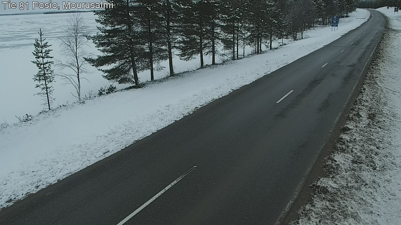 Kelikamerat Kuva Tie 81 Posio, Mourusalmi, Posio, Lappi