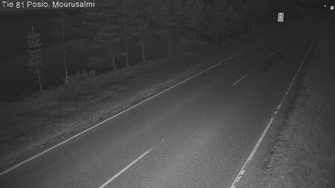 Weather Camera Image Väg 81 Posio, Mourusalmi, Posio, Lappi