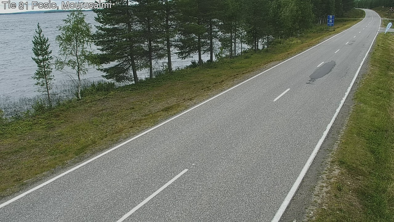 Kelikamerat Kuva Tie 81 Posio, Mourusalmi, Posio, Lappi