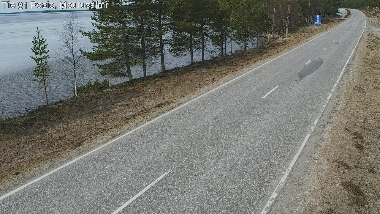 Weather Camera Image Väg 81 Posio, Mourusalmi, Posio, Lappi