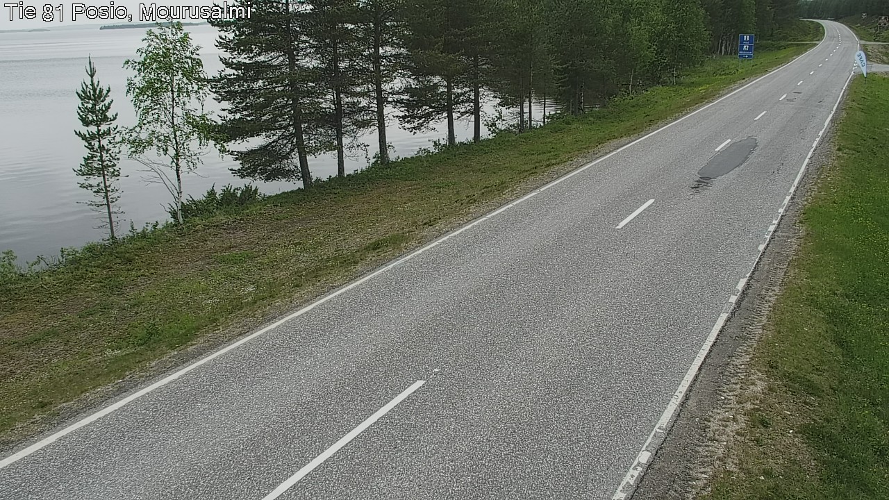 Kelikamerat Kuva Tie 81 Posio, Mourusalmi, Posio, Lappi